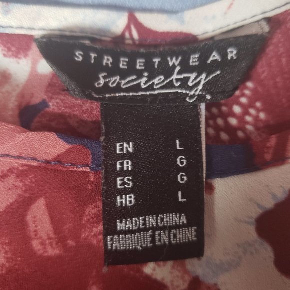 Streetwear Society Women's Large Light Top - Pre-Owned - Picture 3 of 6